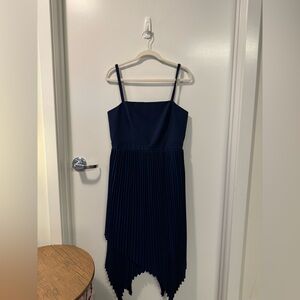 Aidan Maddox Navy Blue Dress